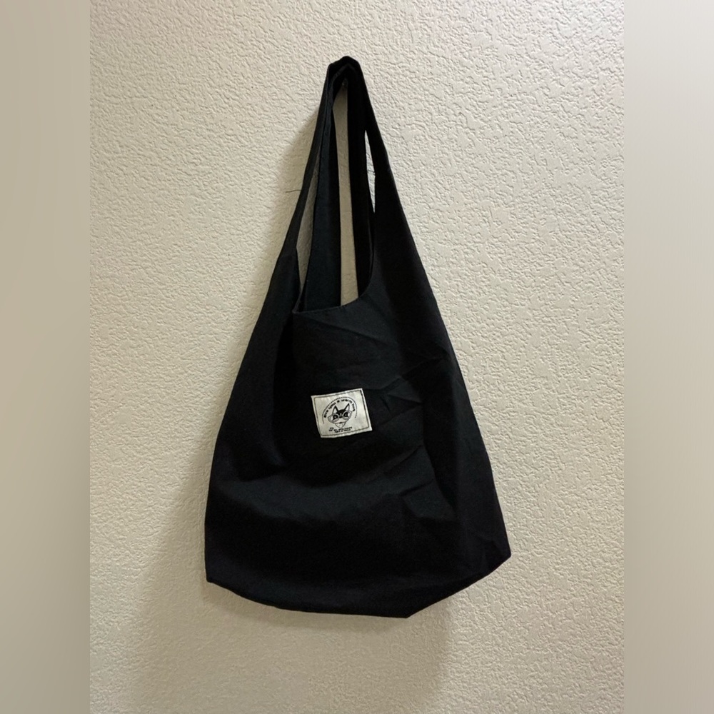 Black and White Shoulder Tote Bag